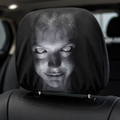 Horror Scary Face Car Headrest Covers
