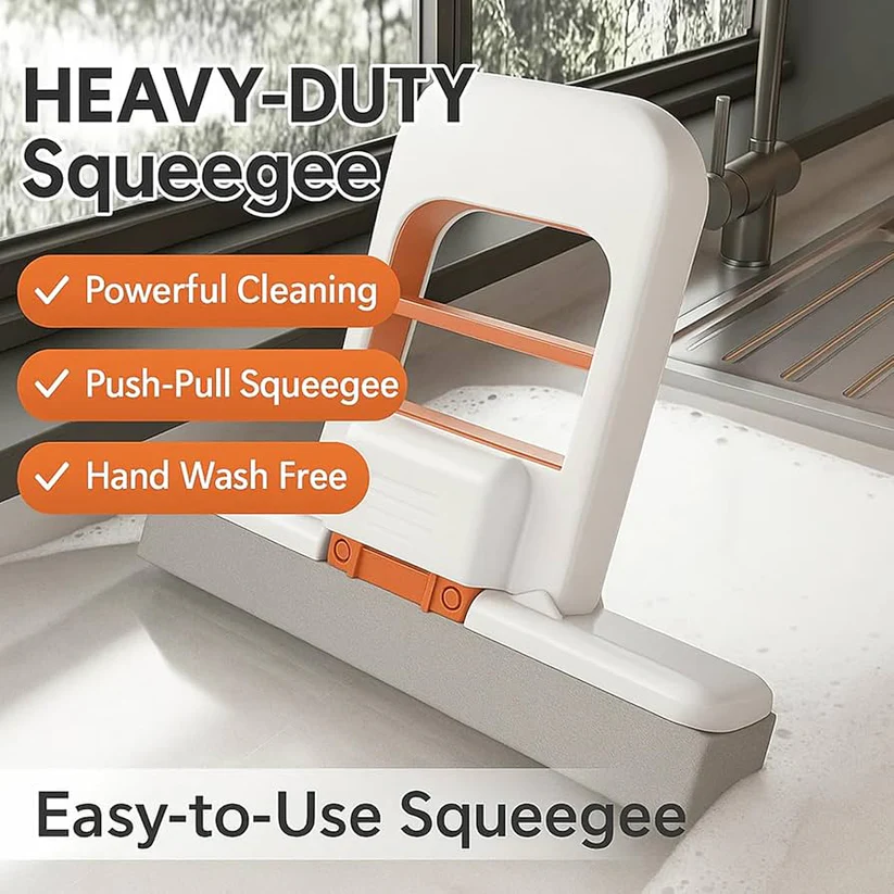 Mini Self Squeezing Mop for Kitchen & Home Cleaning.