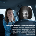 Horror Scary Face Car Headrest Covers