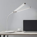 Modern Double-Head LED Desk Lamp – Adjustable Eye-Care Study & Office Light