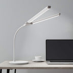 Modern Double-Head LED Desk Lamp – Adjustable Eye-Care Study & Office Light
