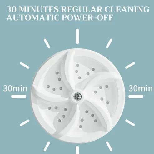 (Free Shipping) Mini Ultrasonic Turbine Washing Machine