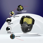 Motorcycle Protective Goggles Bike Face Mask