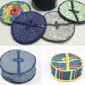 Collapsible Microwave Food Cover – Reusable Foldable Food Splatter Cover (Random Design)