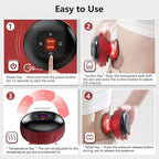 Smart Electric Cupping Massager – Vacuum Therapy & Heat Massage Device