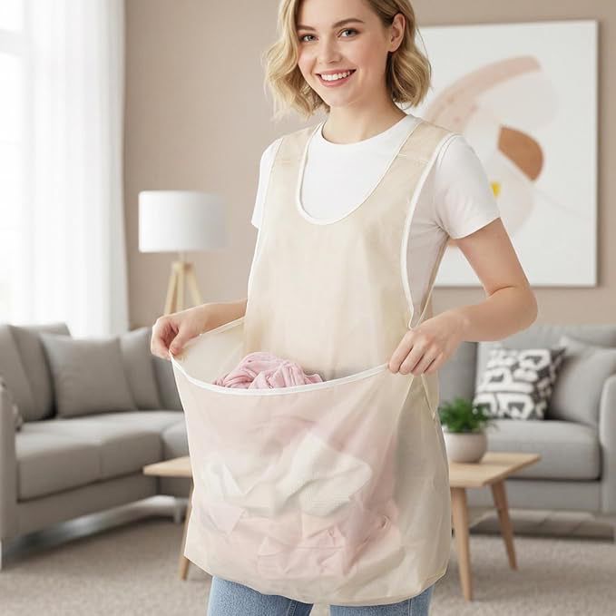 Waterproof Kitchen Apron with Large Front Pocket – Reusable Cooking & Cleaning Apron
