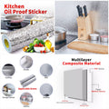 Kitchen Oil-Proof Aluminum Foil Sticker Roll – Heat Resistant Self-Adhesive Wall Protector