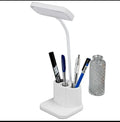 LED Desk Lamp with Phone Holder & Pen Organizer – Eye-Care Study Table Lamp