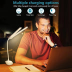 Modern Double-Head LED Desk Lamp – Adjustable Eye-Care Study & Office Light