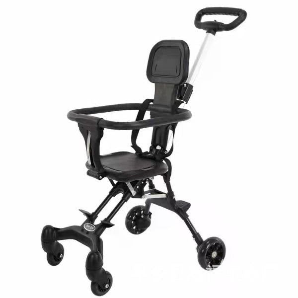 Foldable Baby Stroller Tricycle with Push Handle | 3-in-1 Kids Trike | Lightweight & Compact Toddler Ride-On