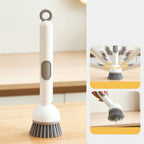 360° Rotating Dish Cleaning Brush with Soap Dispenser – Multi-Purpose Kitchen Scrub Brush