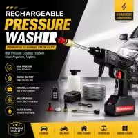 Pressure Washer Gun – Rechargeable Portable Car Washer