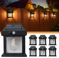 Solar Charge Waterproof Wall Lamp 888 – Outdoor LED Motion Sensor Light