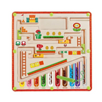 Children's Magnetic Maze Beads Focus Training, Writing and Logical Thinking Early Education Educational Toys for 3-Year-Olds, Suitable for Boys and Girls Toy Gifts