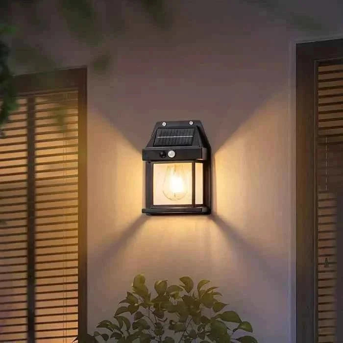 Solar Charge Waterproof Wall Lamp 888 – Outdoor LED Motion Sensor Light